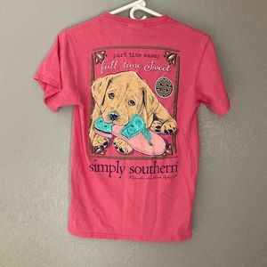 sweet and sassy puppy simply southern tee